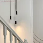Creative Cables spotlámpa Tub-E14, spotlámpa cső E14 kettős hüvelyes lámpafoglalattal