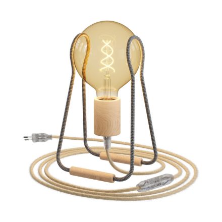 Creative Cables asztali lámpa Taché Wood KTCH07