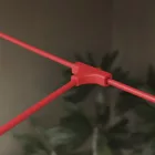 Creative Cables kültéri lámpa Rácsos kültéri fényfüzér 7 lámpával IP67