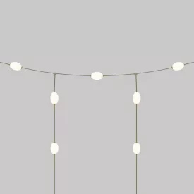   Creative Cables kültéri lámpa Rácsos kültéri fényfüzér 7 lámpával IP67