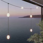 Creative Cables kültéri lámpa Rácsos kültéri fényfüzér 7 lámpával IP67