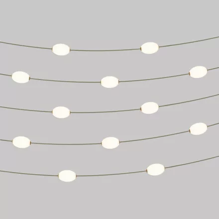 Creative Cables kültéri lámpa 12 fényes kültéri fényfüzér IP67