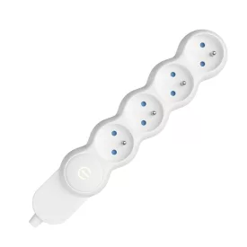   Creative Cables lámpakábel Francia elosztó elektromos kábel nélkül, 4 földelt aljzattal, 16 A, MP4F1BI