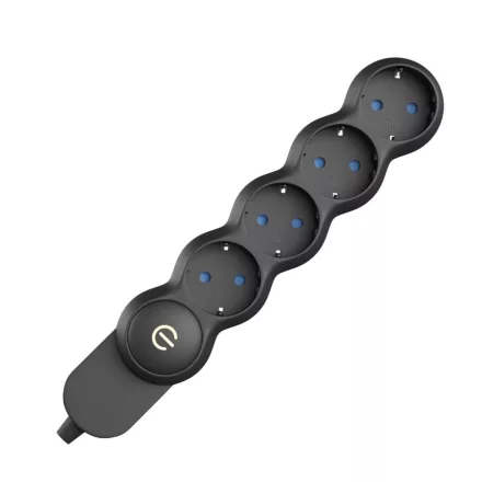 Creative Cables lámpakábel Német elosztó elektromos kábel nélkül, 4 földelt aljzat, 16 A, MP4T1NE