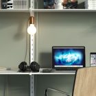 Creative Cables design lámpa Magnetico®-Plug Elegáns, használatra kész mágneses lámpatartó MPLUGRASRN06