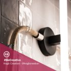 Creative-Tube rugalmas védőcső, Rayon Jute RN06 szövet borítás, átmérő 20 mm