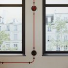 Creative Cables kapcsoló Porcelán alap elektromos aljzatokhoz és kapcsolókhoz/elterelőkhöz PBASEINOUTNER