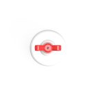 Creative Cables kapcsoló /elterelő fehér porcelánból, pillangóanyával PBOXSW079BIAROS