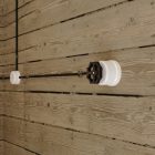 Creative Cables kapcsoló /elterelő fehér porcelánból, gombbal PBOXSW080BIANER