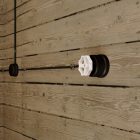 Creative Cables kapcsoló /elterelő fekete porcelánból, gombbal PBOXSW080NERBIA