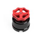 Creative Cables kapcsoló /elterelő fekete porcelánból, gombbal PBOXSW080NERROS