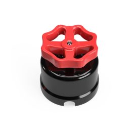   Creative Cables kapcsoló /elterelő fekete porcelánból, gombbal PBOXSW080NERROS