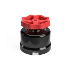 Creative Cables kapcsoló /elterelő fekete porcelánból, gombbal PBOXSW080NERROS