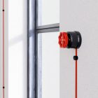 Creative Cables kapcsoló /elterelő fekete porcelánból, gombbal PBOXSW080NERROS