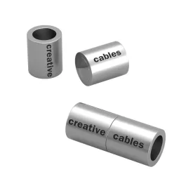   Creative Cables design lámpa Matt ezüst mágneses zár karkötőkhöz logóval PC5MAGLOCK6VG