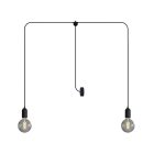 Creative Cables kültéri lámpa T-Snake Modulair kültéri lámpa IP65, 2 fényforrással, rózsaszín PDE2PABKSM04-L