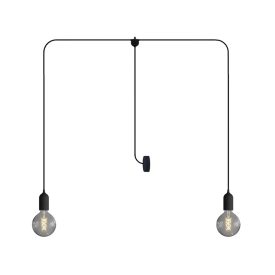   Creative Cables kültéri lámpa T-Snake Modulair kültéri lámpa IP65, 2 fényforrással, rózsaszín PDE2PABKSM04-L