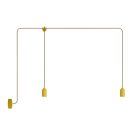 Creative Cables kültéri lámpa F-Snake Modulair kültéri lámpa IP65, 2 lámpával, rózsaszín árnyékkal PDE2PAMUSN06