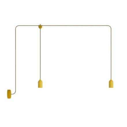 Creative Cables kültéri lámpa F-Snake Modulair kültéri lámpa IP65, 2 lámpával, rózsaszín árnyékkal PDE2PAMUSN06