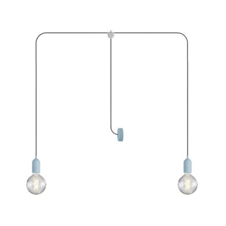 Creative Cables kültéri lámpa T-Snake Modulair kültéri lámpa IP65, 2 fényforrással, rózsaszín PDE2PASBSN02-L