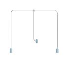 Creative Cables kültéri lámpa T-Snake Modulair kültéri lámpa IP65, 2 fényforrással, rózsaszín PDE2PASBSN02