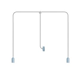   Creative Cables kültéri lámpa T-Snake Modulair kültéri lámpa IP65, 2 fényforrással, rózsaszín PDE2PASBSN02