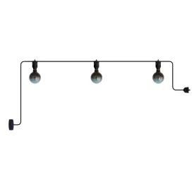   Creative Cables kültéri lámpa Moduláris kültéri fényfüzér IP65, 3 lámpával és rózsával PDE3BKEIVA2NSM04-L