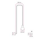 Creative Cables függeszték Moduláris IP65 kültéri függesztett lámpa törhetetlen Unbreak-a-Ball árnyékkal