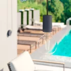 Creative Cables mennyezeti lámpa Moduláris ELEGANT kültéri függesztett lámpa 5 méteres kábellel, decentralizálóval, mennyezeti