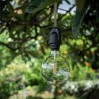 Creative Cables mennyezeti lámpa Moduláris kültéri függesztett lámpa lámpaernyőhöz, 5 méteres kábellel, decentralizálóval, szilikon