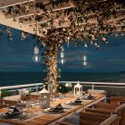 Creative Cables mennyezeti lámpa Moduláris PASTEL kültéri függesztett lámpa 5 méteres textil kábellel, decentralizálóval, PDESBPA50SN02 IP65