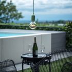 Creative Cables mennyezeti lámpa Modulair PASTEL kültéri függőlámpa 1,5 m-es kábellel, színes szilikon mennyezeti PDEVEPA15SX08-L IP65 zöld