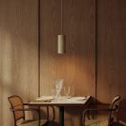 Creative Cables függeszték Függesztett lámpa fa lámpaernyővel Tub-E27 spotlámpához PDL01SPOTE27RN06