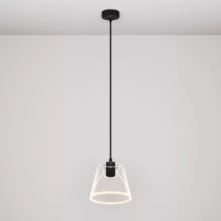 Creative Cables függeszték Függesztett lámpa átlátszó, kúp alakú Ghost izzóval