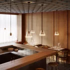 Creative Cables függeszték Függesztett lámpa átlátszó, kúp alakú Ghost izzóval