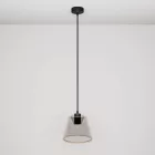 Creative Cables függeszték Függesztett lámpa füstös, kúp alakú Ghost izzóval