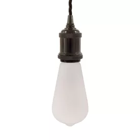   Creative Cables függeszték Függesztett lámpa csavart textil kábellel és alumínium lámpatartóval