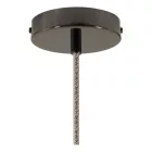 Creative Cables függeszték Függesztett lámpa textil kábellel és fém részletekkel PDMBRRL03SERM1-L