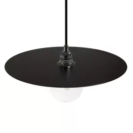   Creative Cables függeszték Függesztett lámpa textil kábellel, túlméretezett Ellepi lámpaernyővel és fém részletekkel PDMBRRM04DMNER