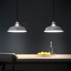 Creative Cables függeszték Függesztett lámpa textil kábellel, Harbour lámpaernyővel és fém részletekkel