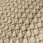 Creative Cables függeszték Függesztett lámpa textil kábellel, kerámia lámpaernyővel és fém részletekkel PDMCRRD63EKBISTTRT
