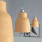 Creative Cables függeszték Függesztett lámpa textil kábellel, kerámia lámpaernyővel és fém részletekkel