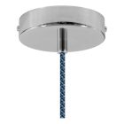 Creative Cables függeszték Függesztett lámpa textil kábellel, Cup kerámia lámpaernyővel és fém részletekkel PDMCRRX03EKSTAVN-L