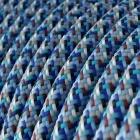 Creative Cables függeszték Függesztett lámpa textil kábellel, Cup kerámia lámpaernyővel és fém részletekkel