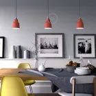 Creative Cables függeszték Függesztett lámpa textil kábellel, kerámia lámpaernyővel és fém részletekkel PDMCRRX07EKBISTRSS