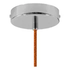 Creative Cables függeszték Függesztett lámpa textil kábellel, Cup kerámia lámpaernyővel és fém részletekkel