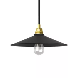   Creative Cables függeszték Függesztett lámpa textil kábellel, Swing lámpaernyővel és fém részletekkel PDMGORC04PAM13VNO