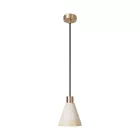 Creative Cables függeszték Függesztett lámpa fa kúpos lámpaernyővel PDMOTSRC04PAL02