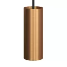 Creative Cables függeszték Függesztett lámpa textil kábellel, Tub-E14 lámpaernyővel és fém részletekkel