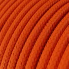 Creative Cables függeszték Függesztett lámpa textil kábellel, UFO kétoldalas fa lámpaernyővel és fém PDMPNRM15UFO08-L